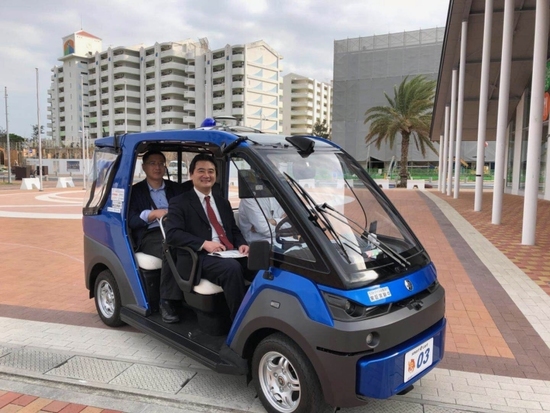 【自動車コース】沖縄の政府系研究試験場で全団員が自動運転を体験